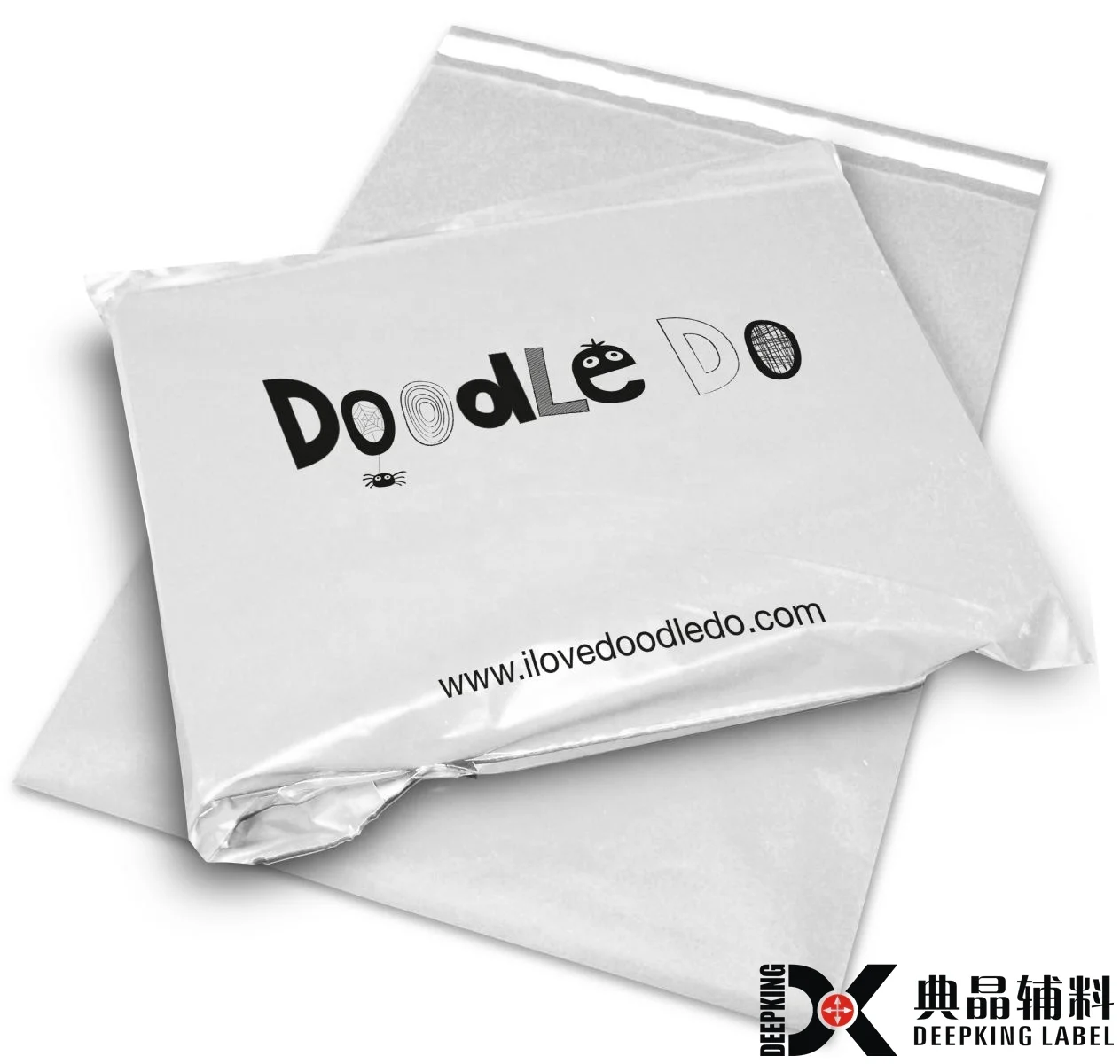 
10*13 double adhesive trips mailing bags custom logo 