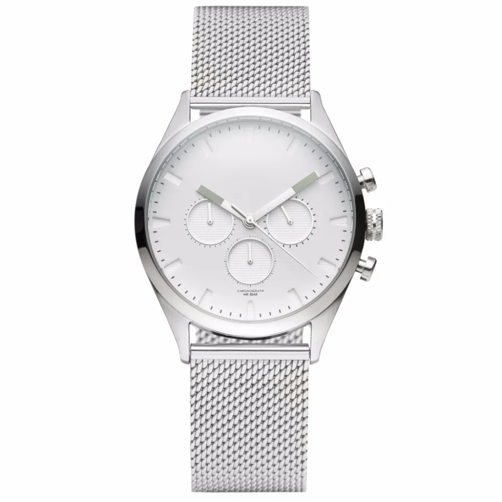  Частная торговая марка мужские часы циферблат хронограф от производителя