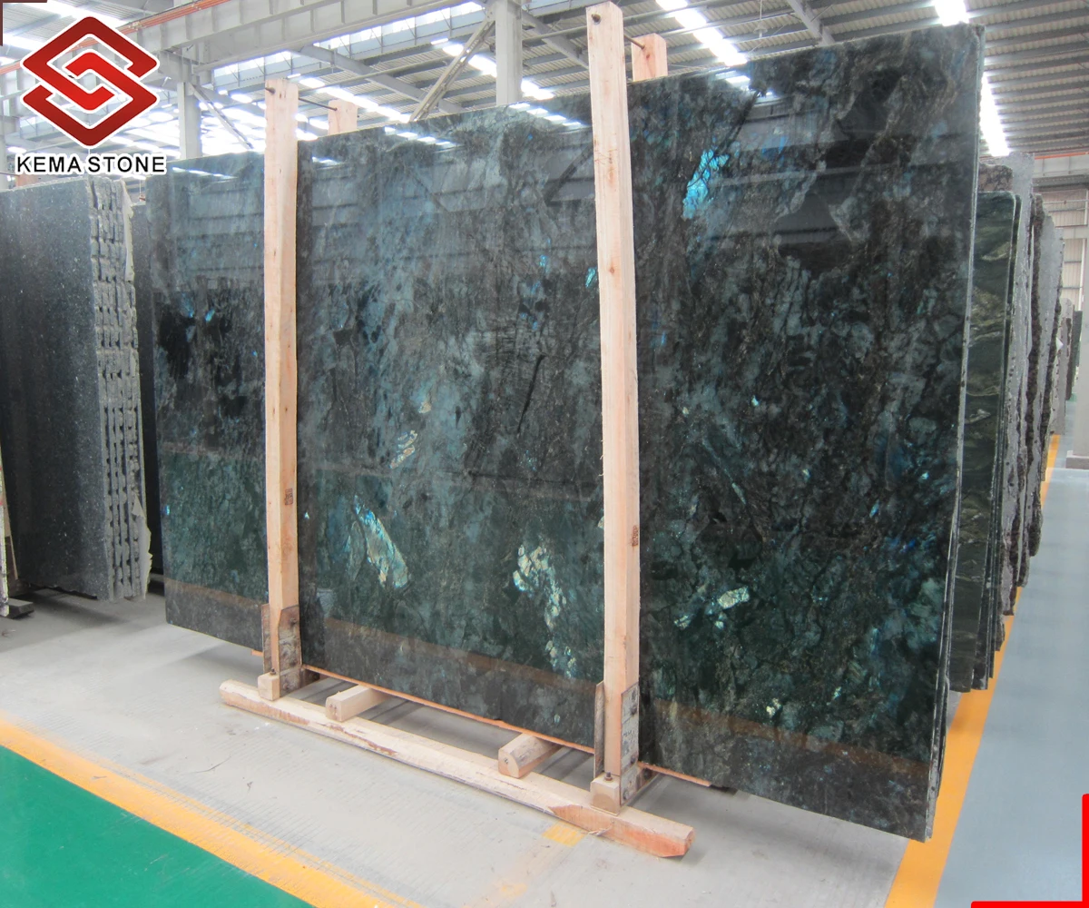 Labradorite Blue River Granite Slab