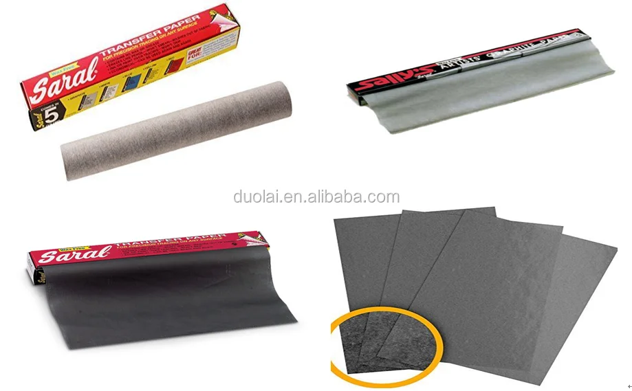 Цветная бесвосковая графитовая переводная бумага для творчества и искусства