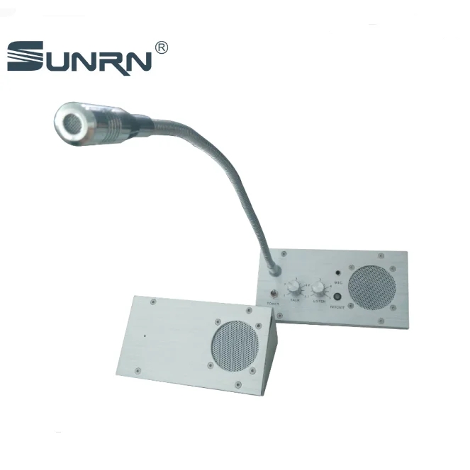 Двухсторонняя анти-помехозащищенная станция для магазина микрофон аудиовыход Интерком акустическая система