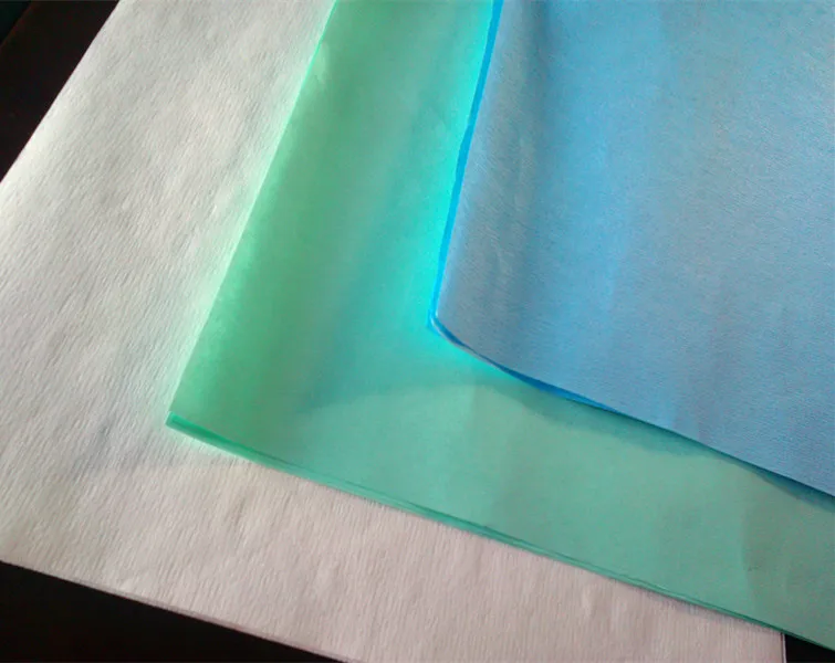 Hospital Crepe steril package paper kraft papel