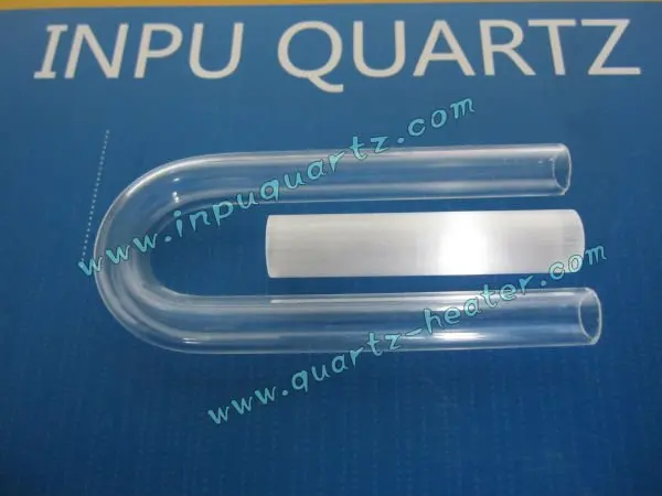 Small U Shaped quartz glass tube for molten steel temperature testing