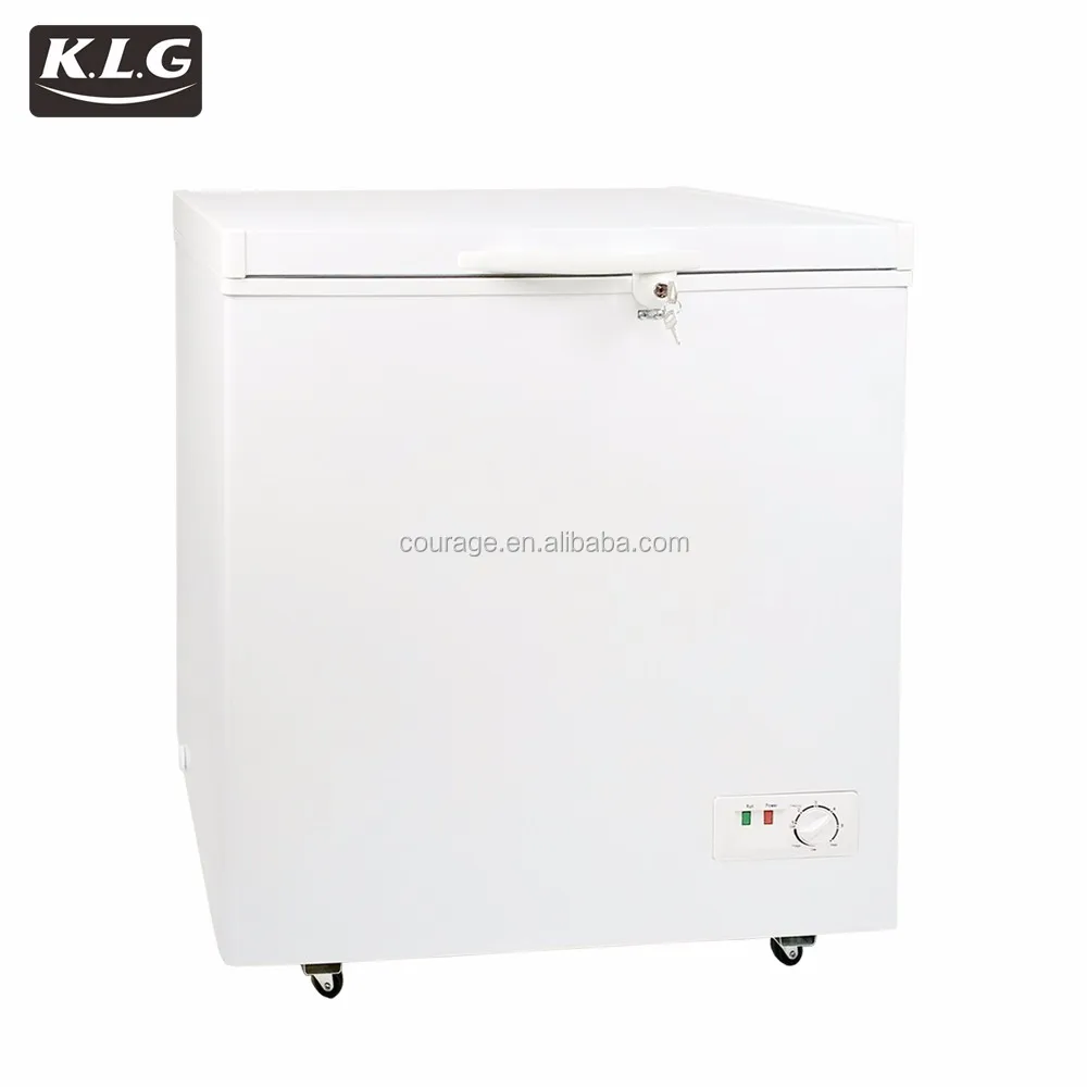 BD-158L single door top open chest mini deep freezer