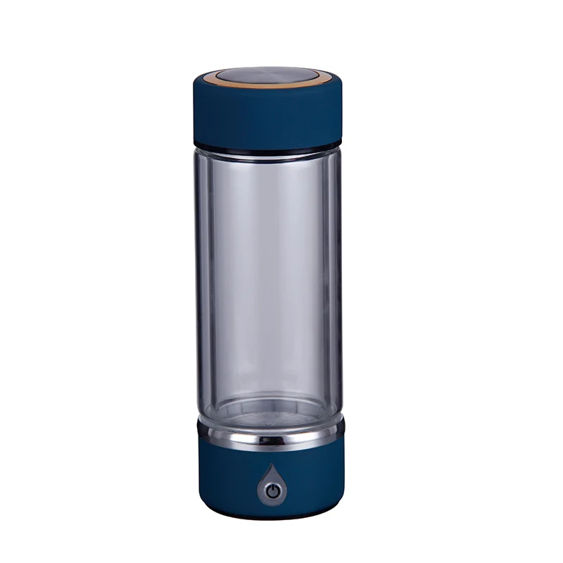 2019 ZHUOYU Factory Wholesale stylish portable hydrogen rich water bottle with SPE/PEM technology H8