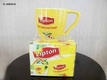 Ceramic Lipton mug