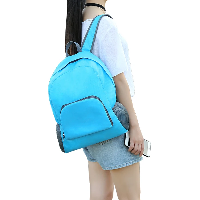 Custom Foldable Men And Women Camping Backpack Foldable Travelling Backpack