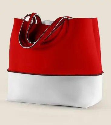 2022 new fashion neoprene best beach bag with inner pouch