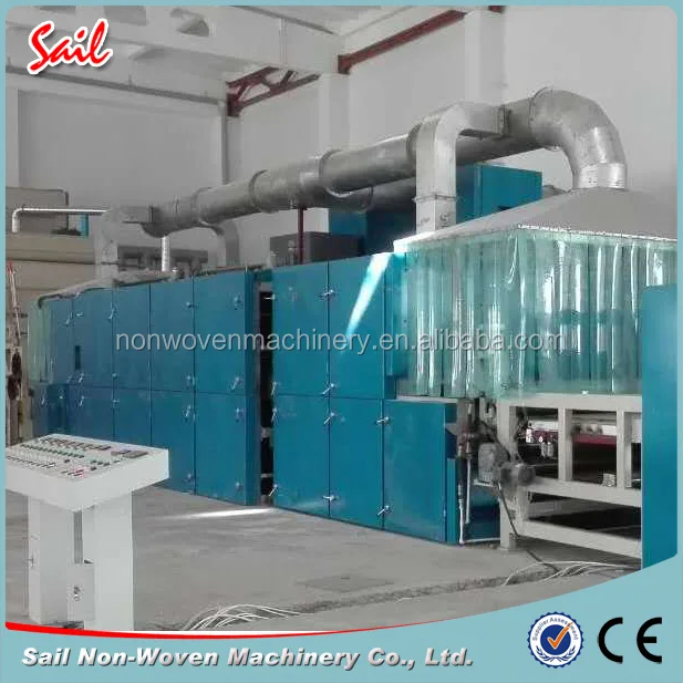 New type thermal oven Thermobonded nonwoven machine for mattress production line