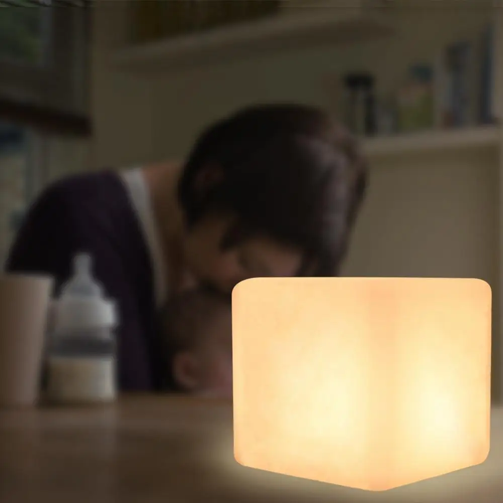 10x10x10cm rgb led cube lamp rechargeable mini cube led light