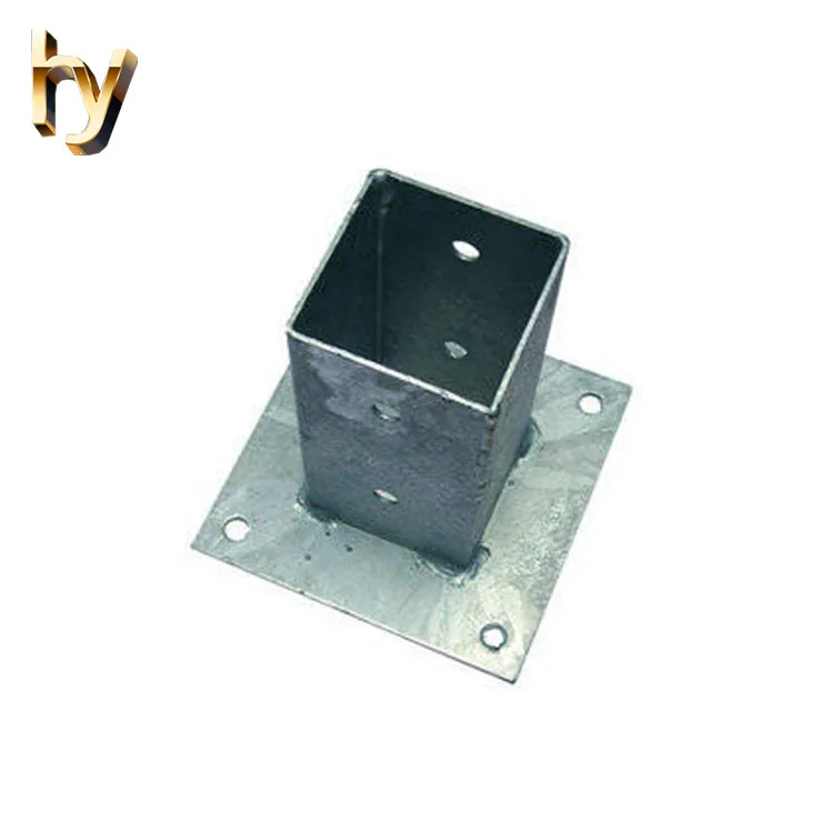 Strong metal concrete pole anchor