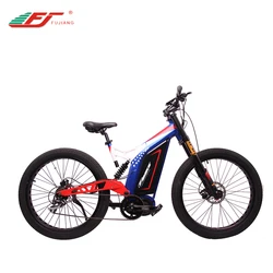 Green power best quality full suspension 48v 1500w electric fat Tire mountain bike