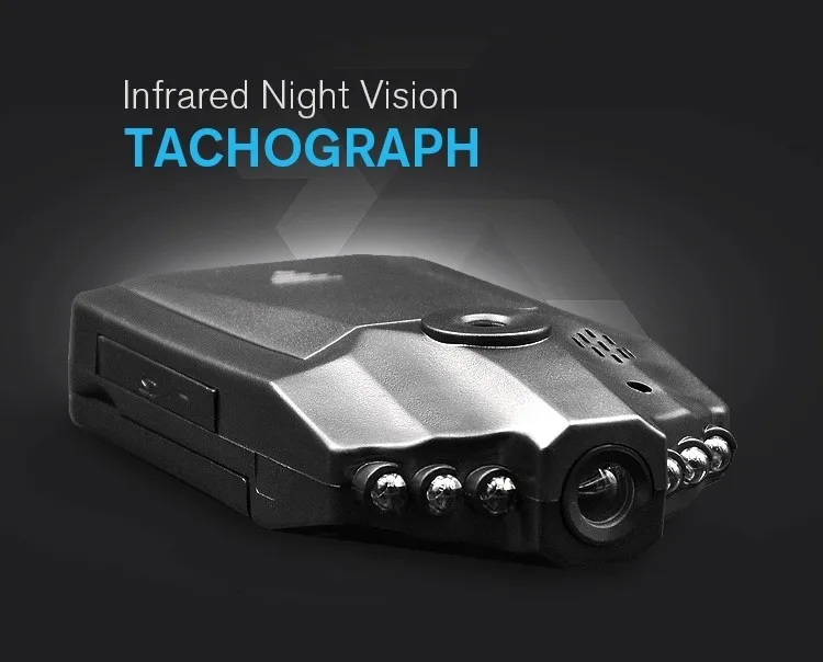 Factory Direct Selling 720 HD Videoregistrator H198 Night Vision Car Dvr 2.5 Inch Rotating Car Camera
