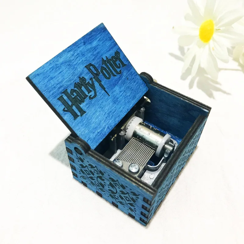 Theme Hand Crank Musical Wooden Pawaca Harry Potter Music Box