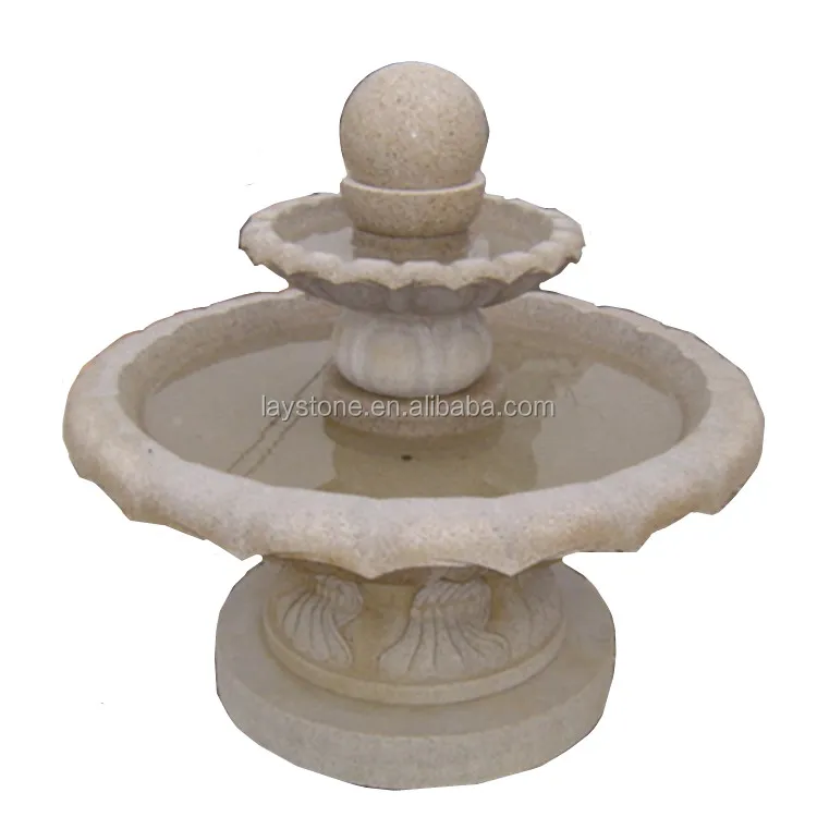 Outdoor natural granite garden water fountain