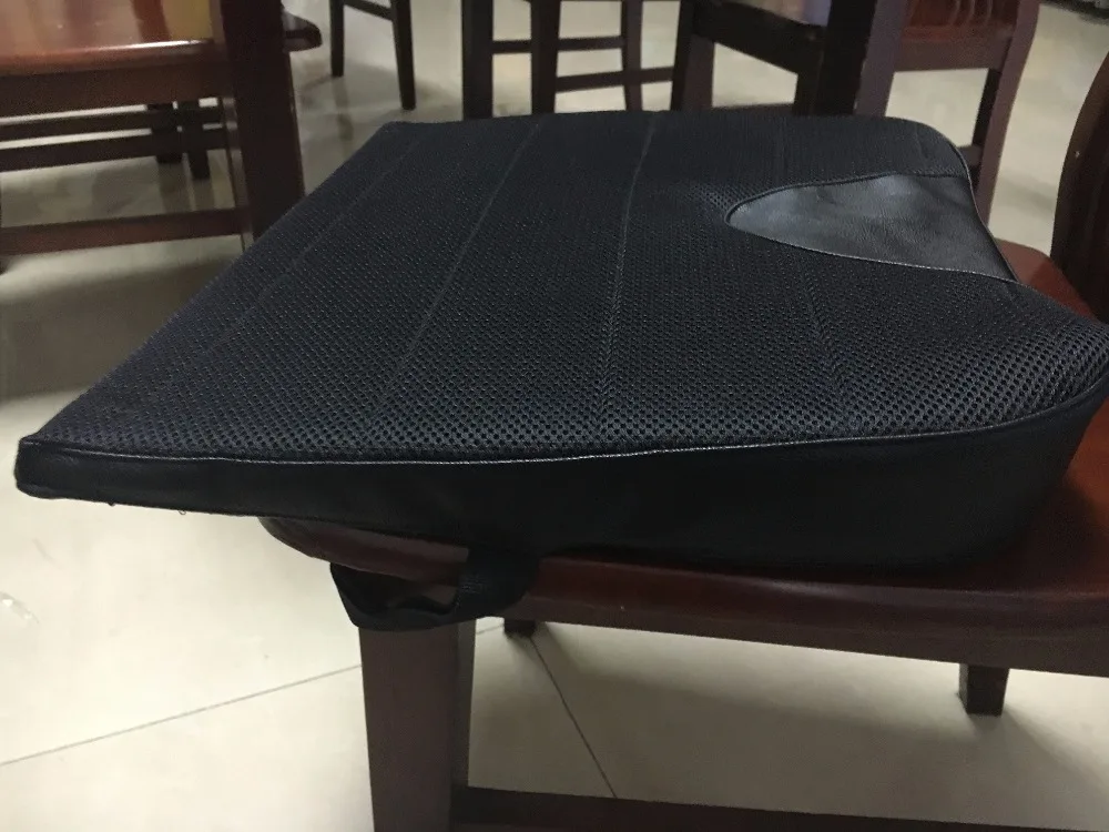 
High density memory triangle shape foam 3D mesh seat cushion 