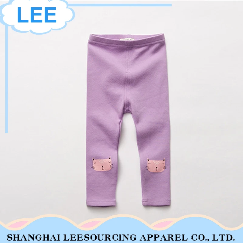 100% хлопок сплошной цвет леггинсы брюки брюки для детей