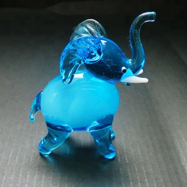 Art glass animal gifts murano glass elephant figurine
