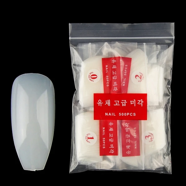 HOT selling Factory directly selling 500pcs/bag ballet nail full false tips