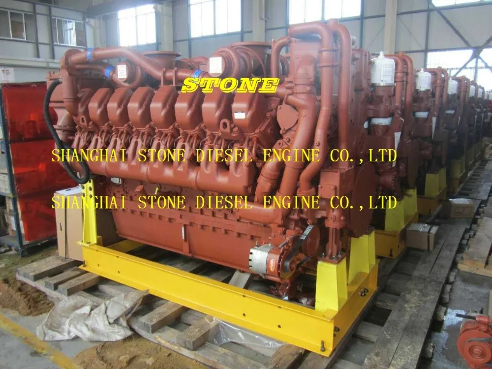 MTU 16V4000 engine assembly for contruction machine