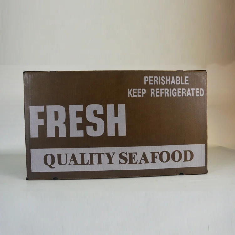 Cheap Price Dipping Seafood Waxed Food Paper Waterproof Die Cutting Carton Packaging Box for Transport