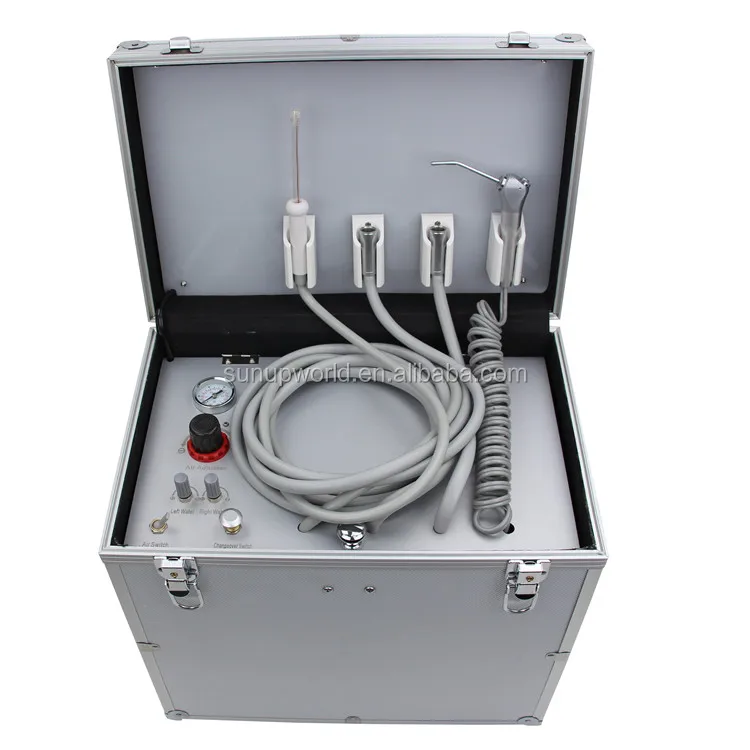 
Hot Sale Portable Dental Unit with Air Compressor 