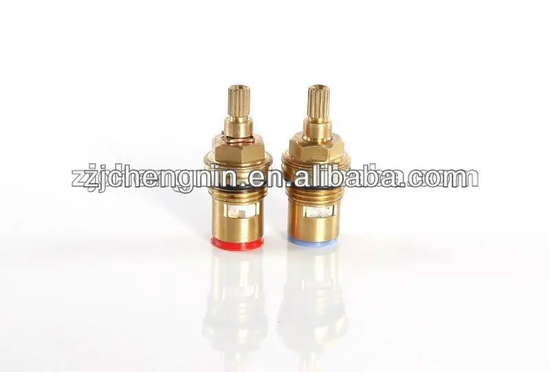 G1/2 Poland 20teeth spline brass faucet ceramic disc brass tap valve cartridge