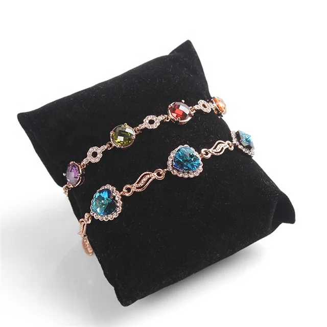 Suede Watch Cushions Pillow for Case Storage Box Wrist Watch Bracelet Display Stand Holder Organizer