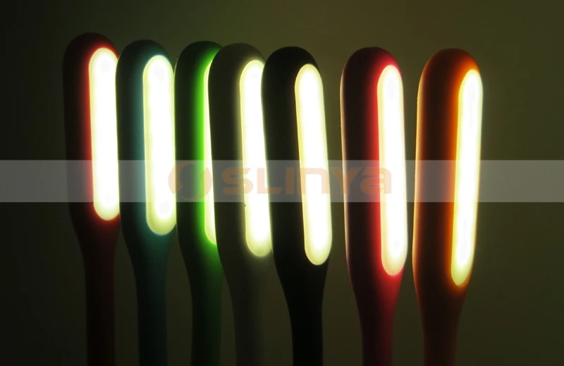 1.2W Flexible Silicone Grip Portable USB Desk Book Light