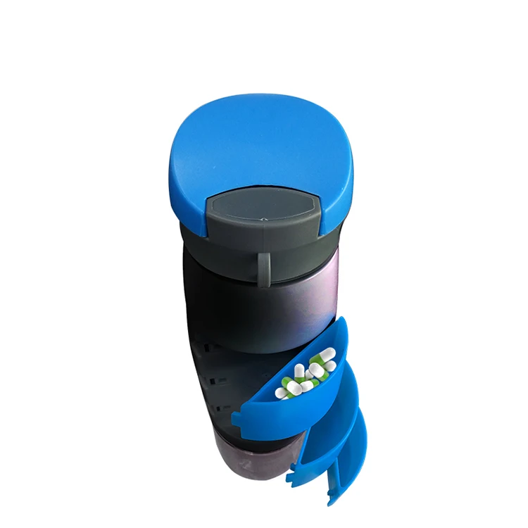 2024 Best Selling Products 750ml Plastic Water Bottle with Storage Compartment