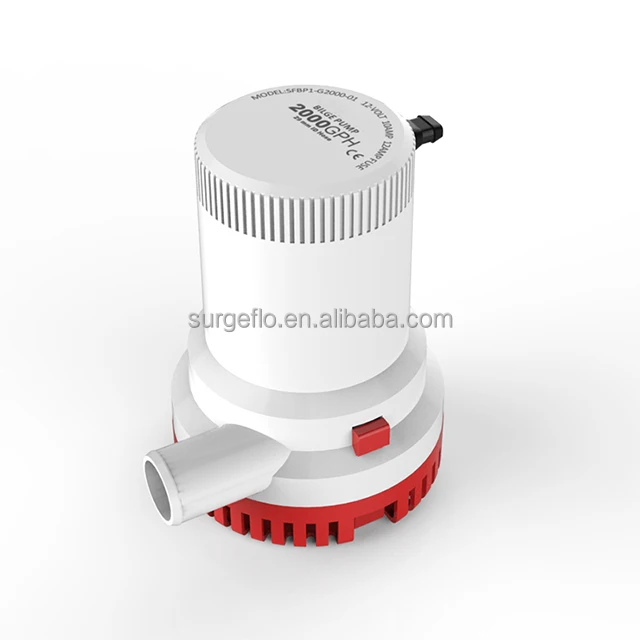 Surgeflo 2000GPH 12v 24v DC автоматическое отключение микро морской каяк яхты погружной насос для сточных вод воды blig