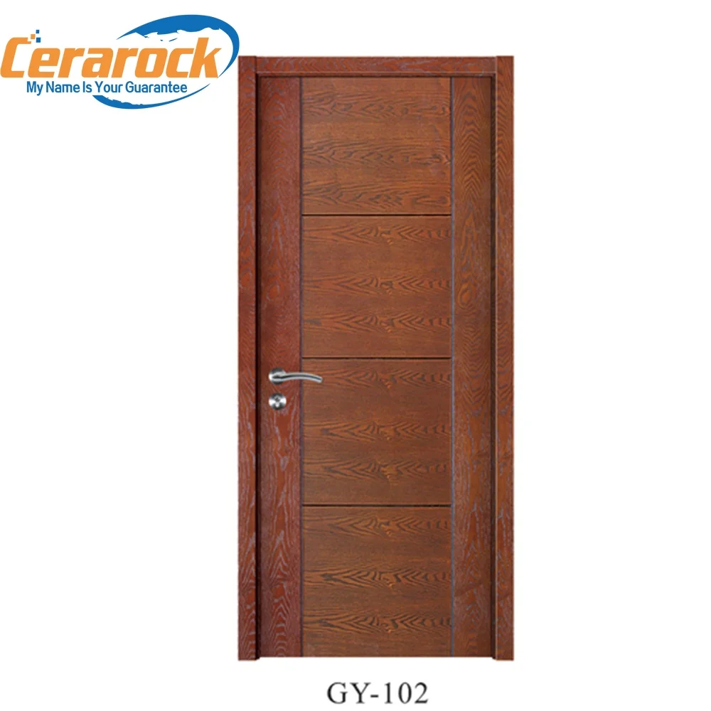 BEST SALA Moden design MDF WOODEN ROOM DOORS COATING PVC