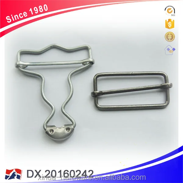 Suspender Clips Buckle, Metal Suspender Adjuster Buckle