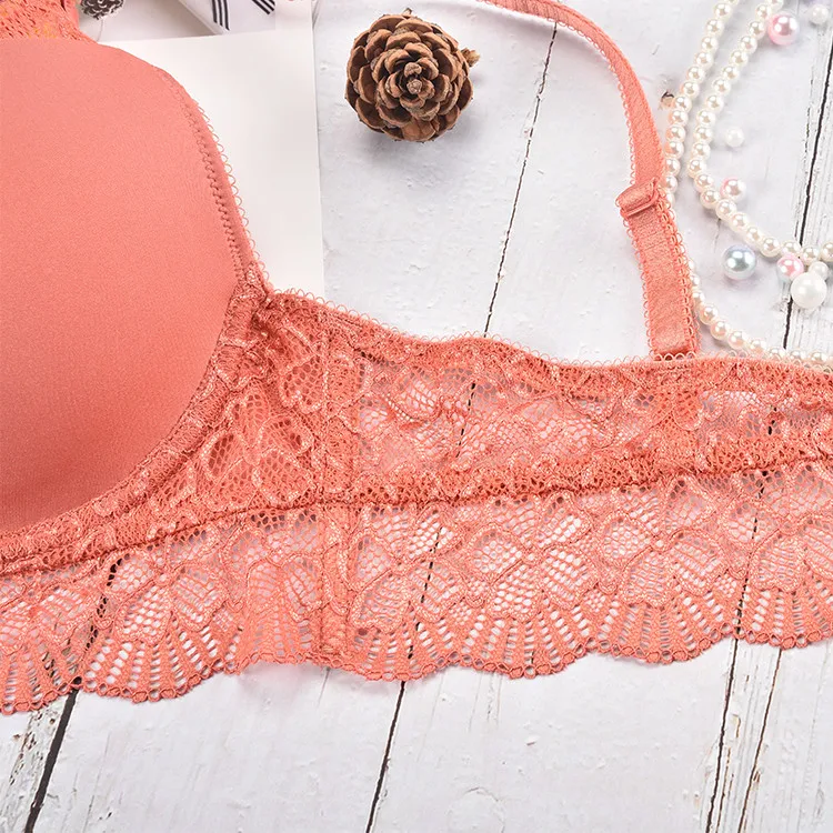 Microfiber Lingerie Fabric Underwear Very Sexy Push Up Bra For Women