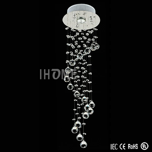 Beautiful Square Modern Small Led Crystal Chandeliers For Corridors Aisles Living Room Bedroom