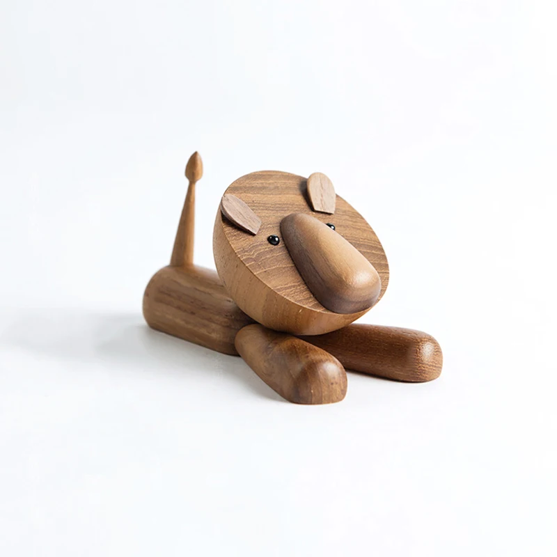 
Home Decor furniture ornaments lion crafts large tail wooden small squirrel crafts gifts wooden gifts Wood Craft 