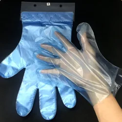 Food Grade Garden Disposable Plastic HDPE Glove Cooking Gloves