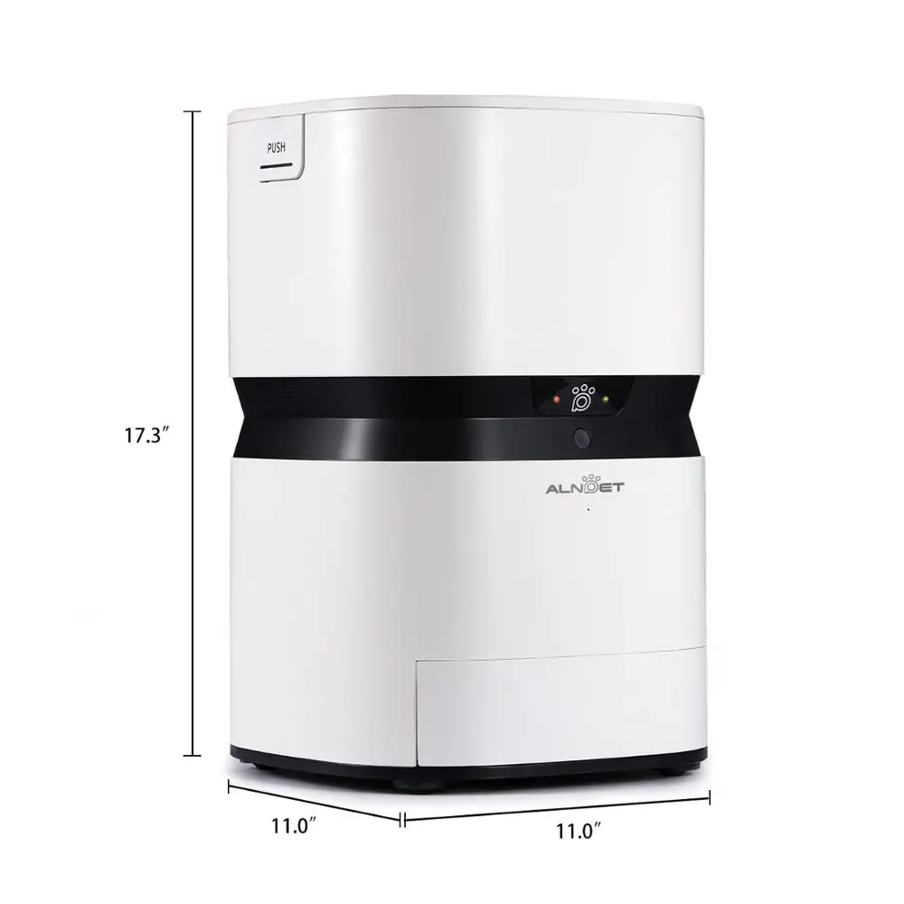 Умная автоматическая кормушка для домашних животных с Wi-Fi и дистанционным управлением, дозатор корма для собак