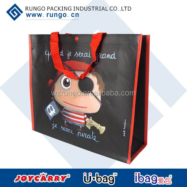 Recycle PP Non Woven Custom Raffia Bags