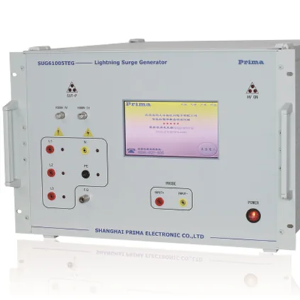 According IEC 61000-4-5 standard EMC Test Surge Generator