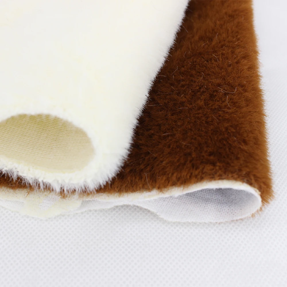 High Quality 100% Polyester Fake Faux Fur Soft Fabric