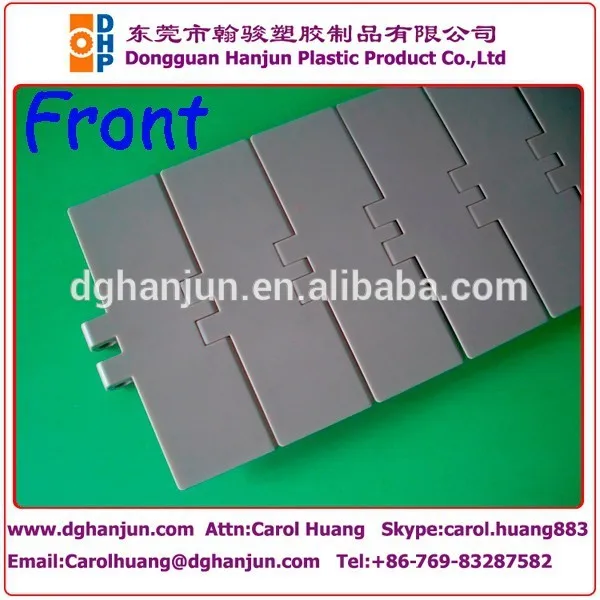 820 прямолинейные один шарнир 38.1mm шаг пластиковых цепной конвейер