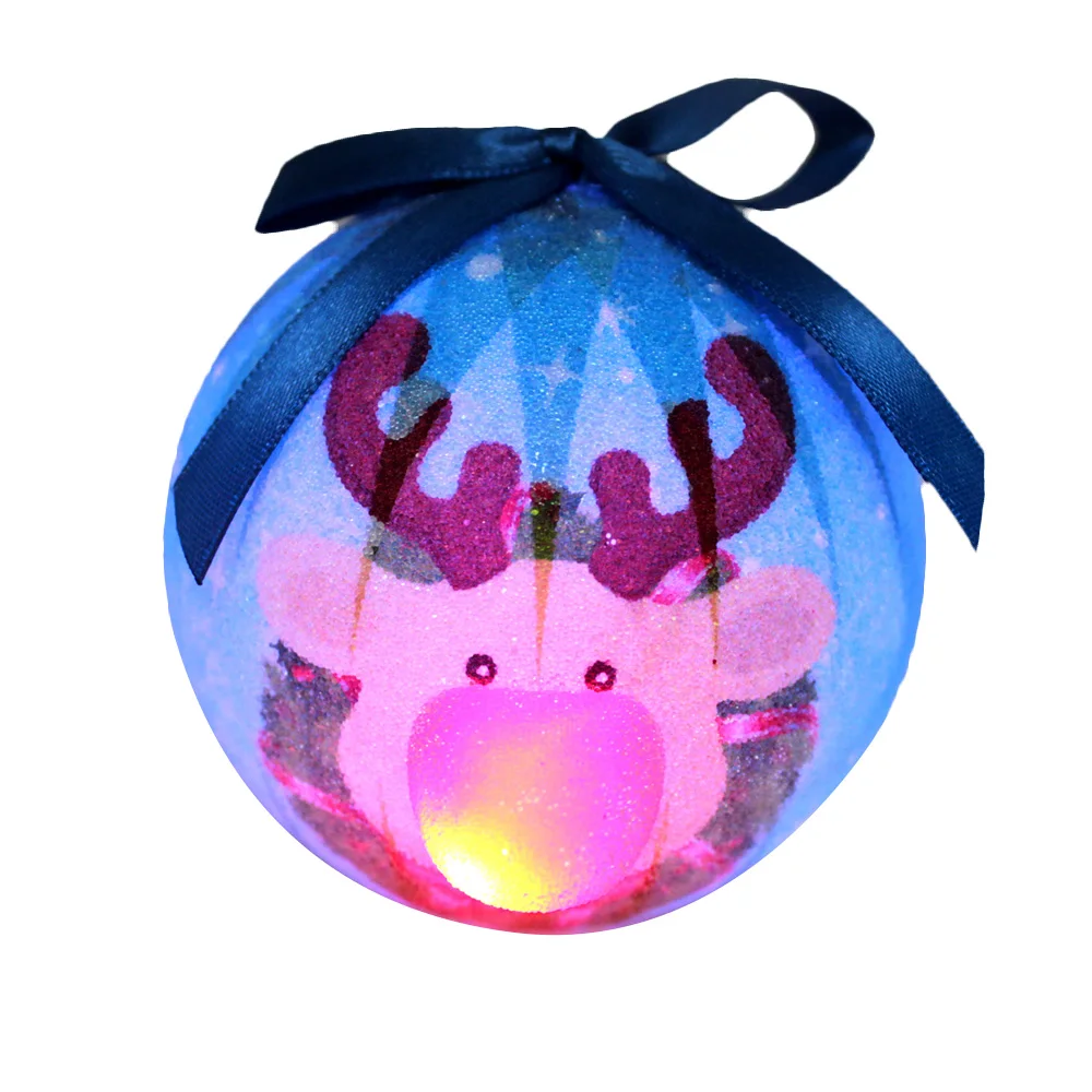 Лидер продаж, маленькие светодиодные рождественские украшения с мигающим светом, Рождественская светодиодная игрушка