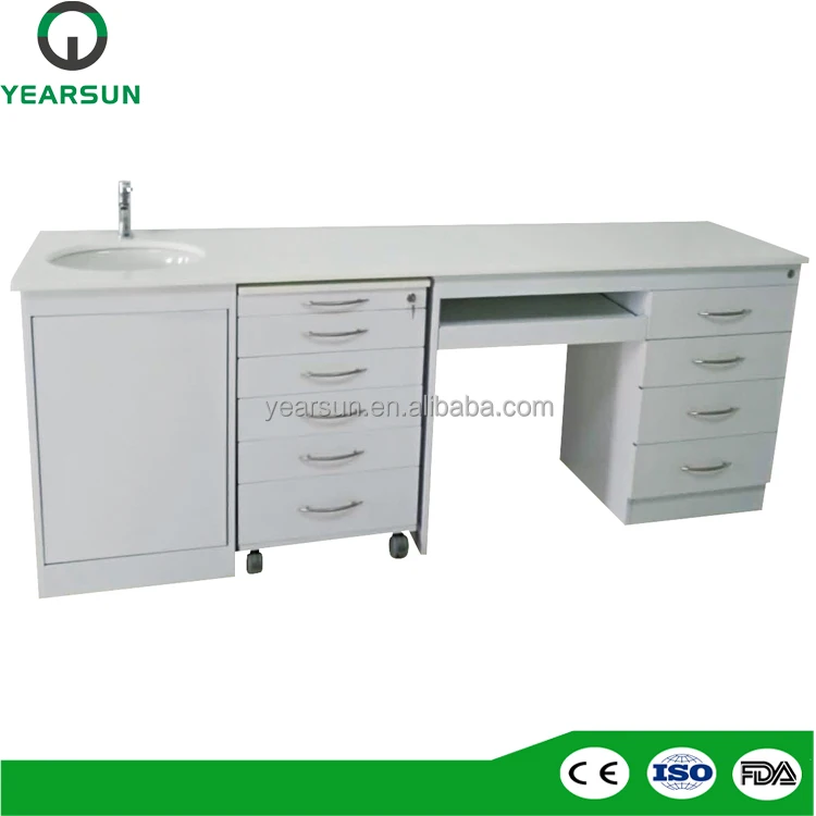 Dental furniture cabinet table with drawer inserts for sale made in china