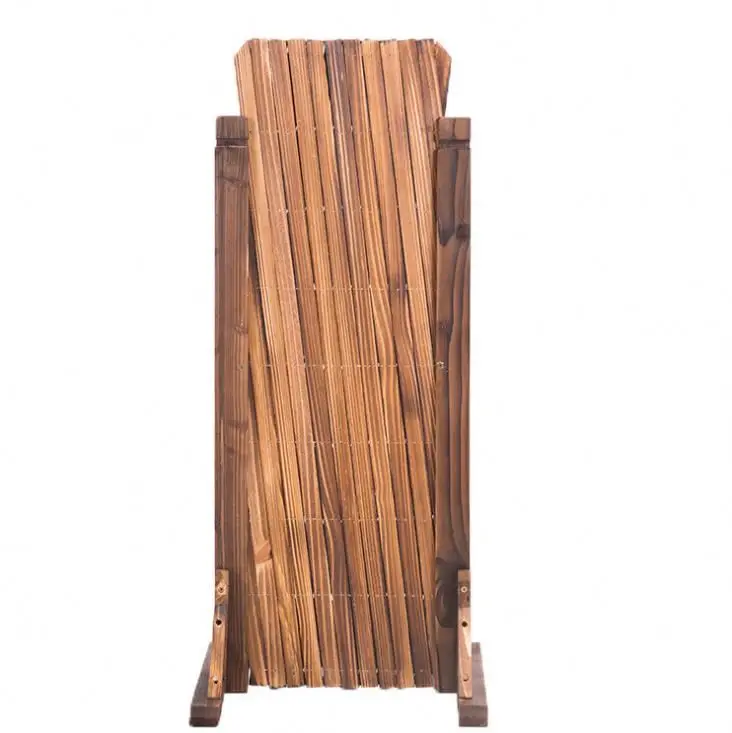 China Customizable fence restaurant partition outdoor wooden grid flower stand vine gardening flower stand