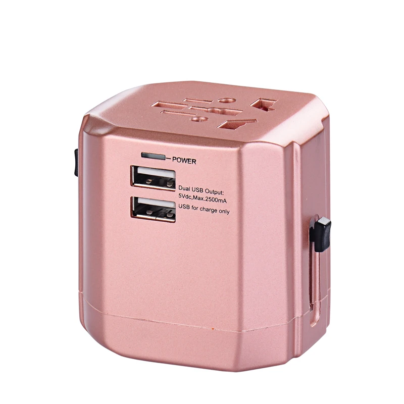 Luxury  Universal International Power Outlet USB Travel Adapter Christmas Gift