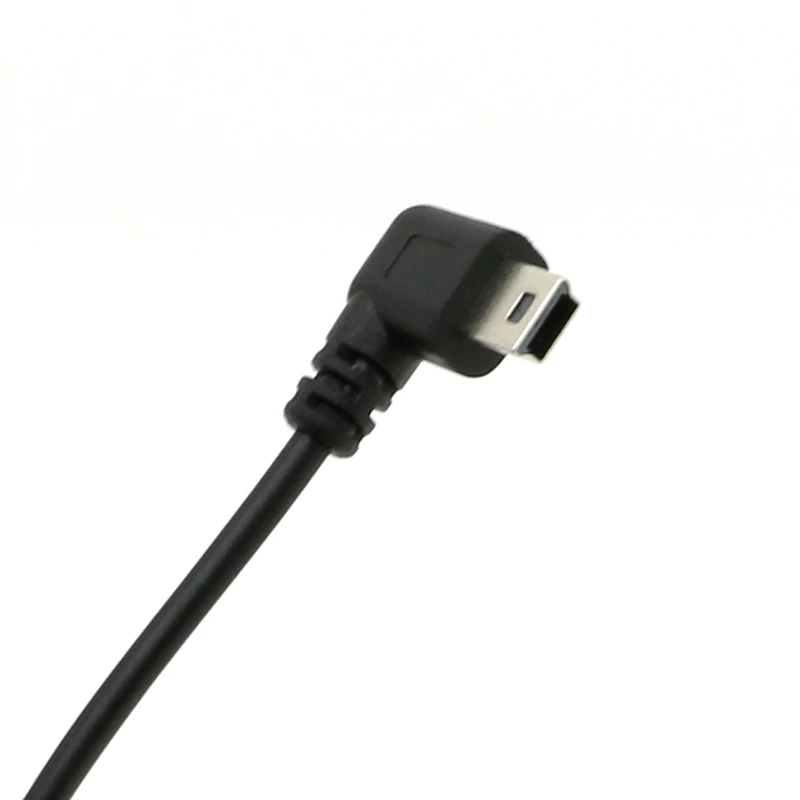 usb shielded high speed cable 2.0 revision USB a male to 90 degree right angle mini charging usb cable