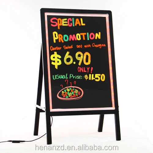 New innovative electronics led fluorescent menu board