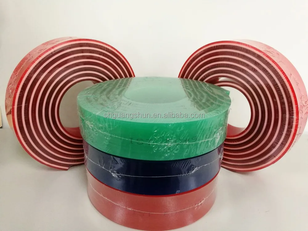 high quality shanghai Guangshun screen printing squeegee rubber/Four Color screen printing squeegee rubber