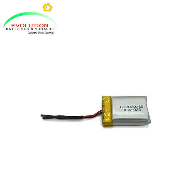 Li-po/Li-polymer/Li-thium polymer 062030 300mAh 3.7V Battery Manufacturer